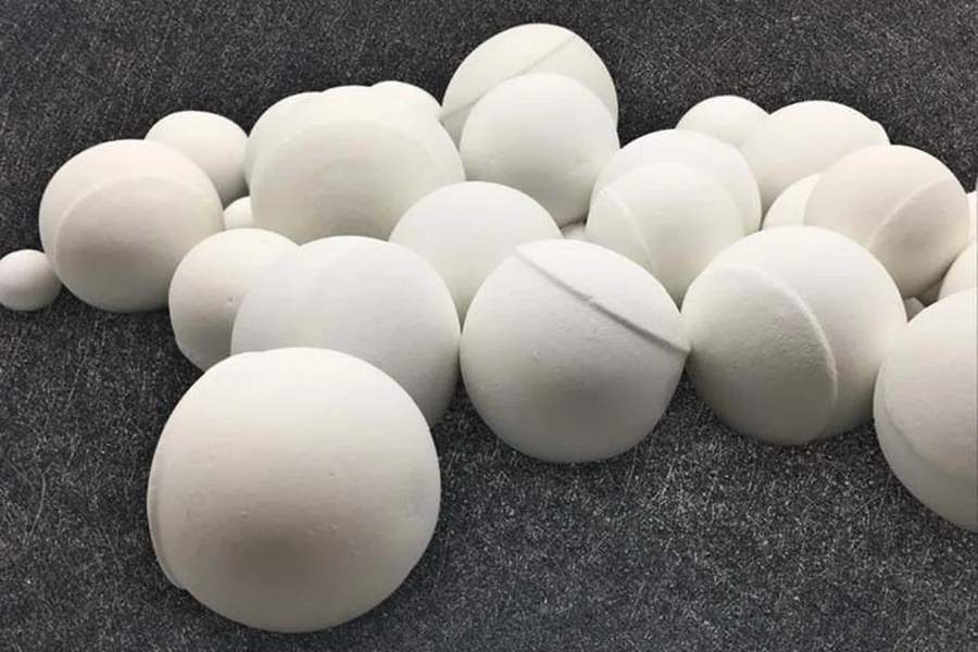 High-alumina beads